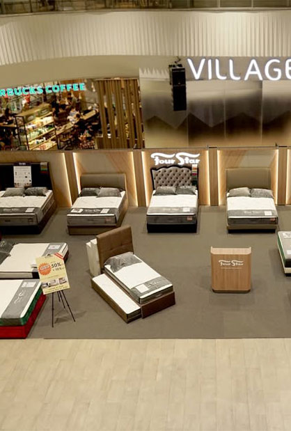 Four Star roadshow booth setup and event display in Singapore
