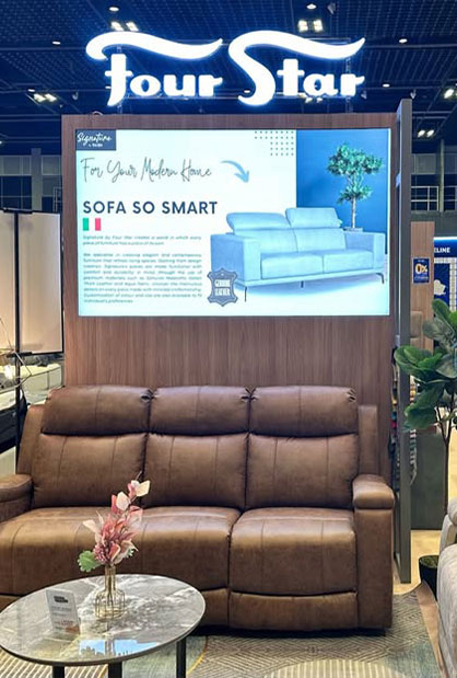 Four Star roadshow booth setup and event display in Singapore
