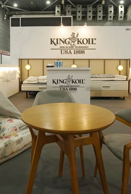 Serta and King Koil exhibition booth at Food & Hospitality Asia 2026