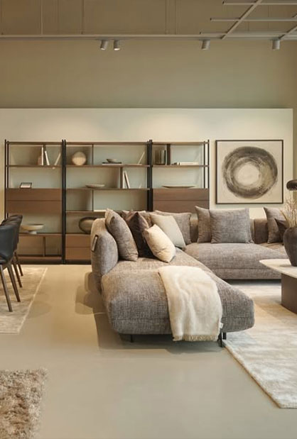 BoConcept furniture display setup at Pullman Hotel Singapore